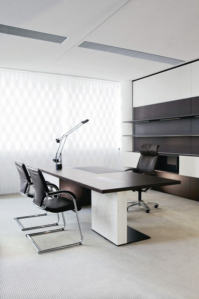 Vertikal-Lamellen, SG 2810, Multi Visio, Room shot "Bene Office and Showroom", Vienna, Austria, Vertical Waves