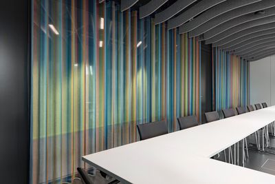 Vorhang-Systeme, SG 6100, Customer Fabrics, The Circle, Zürich, Switzerland