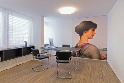 Vorhang-Systeme, Colorama 1 Bioactive, Doctor's Office, Biel, Switzerland