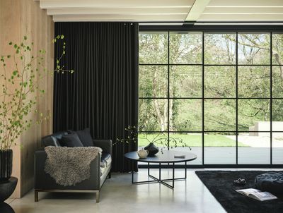 Vorhang-Systeme, SG 5600, Deep, Private House, Cardiff, United Kingdom, Black