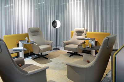 Vorhang-Systeme, SG 6010, Colorama 1 Multicolour, Bene HQ, Vienna, Austria