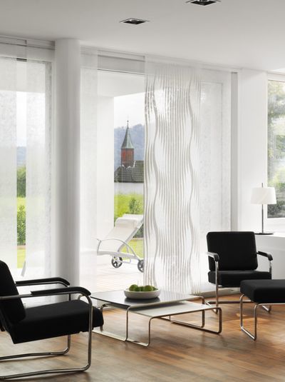 Flächenvorhang-Systeme, SG 2700, Room shot "Private Residence", Emmenbrücke, Switzerland