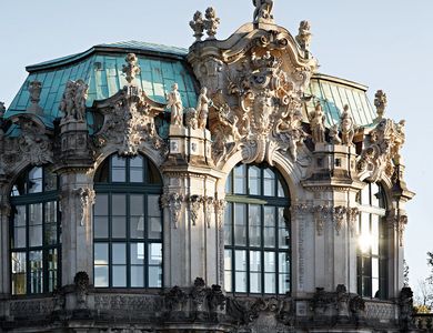 Wallpavillion im Dresdner Zwinger, Dresden, Deutschland