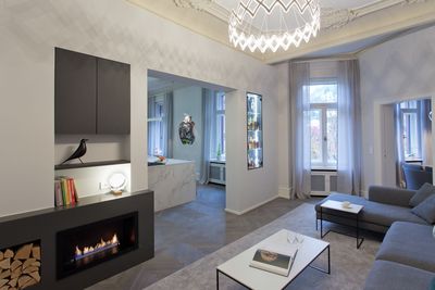 Vorhang-Systeme, SG 7610, Colorama 1 Multicolour, Private Villa, Heidelberg, Germany