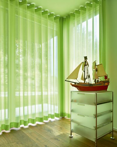 Vorhang-Systeme, SG 6010, Someo, Room shot "Private Home", Gümligen, Switzerland, Wave