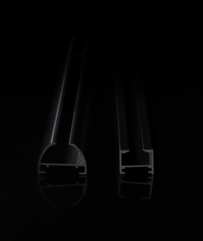 Vorhang-Systeme, SG 6010, Black curtain tracks