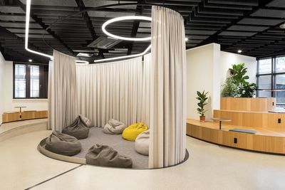 Vorhang-Systeme, SG 6100, Colorama 2 Multicolour, HUBB Biologiezentrum Universität Wien, Vienna, Austria