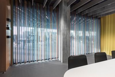 Vorhang-Systeme, SG 6100, Customer Fabrics, The Circle, Zürich, Switzerland