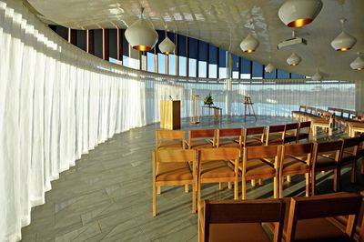 Vorhang-Systeme, SG 5600, Customer Fabrics, Bunurong Memorial Park – The Sanctuary, Bangholme, Australia, Wave