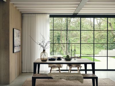 Vorhang-Systeme, SG 5600, Polyflax, Private House, Cardiff, United Kingdom, Black