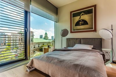 Rollo-Systeme, SG 4960, Multiscreen 1-10%, Room shot "Cosmopolitan Tower", Warsaw, Poland