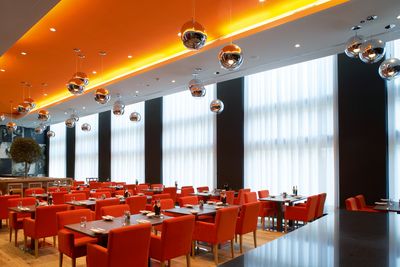 Vorhang-Systeme, SG 5600, Colorama 1, Room shot "Radisson Blu Hotel", Zurich, Switzerland, Wave