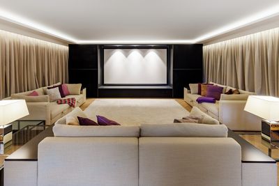 Vorhang-Systeme, SG 5600, Customer Fabrics, Villa at the lake, Lucerne, Switzerland