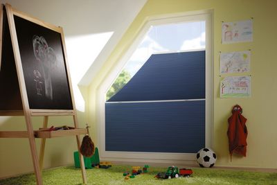 Plissee-Systeme, SG 8500, DUETTE® Fixé Unix Dark, Col 20076, BB80