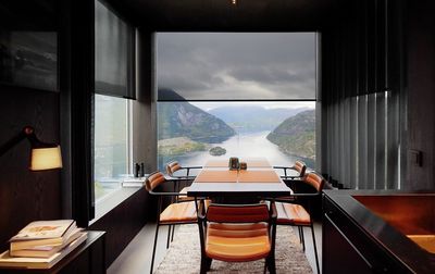 Vorhang-Systeme, SG 6465, Basicscreen 1-10%, The Bolder Sky Lodges, Stavanger, Norway