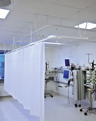 Vorhang-Systeme, Room shot "Akershus Hospital", Oslo, Norway