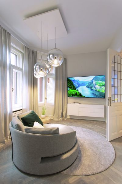 Vorhang-Systeme, SG 7610, Colorama 1 Multicolour, Private Villa, Heidelberg, Germany